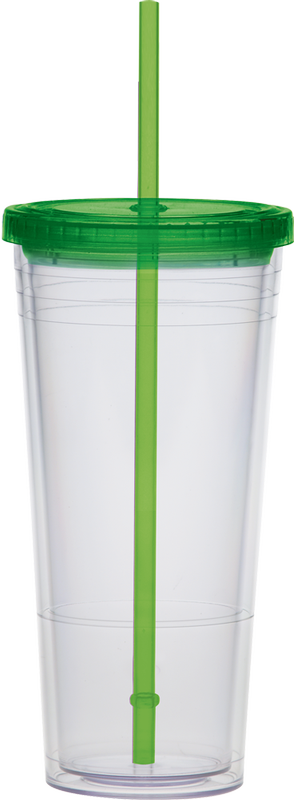 Extra Large Carnival Cup-Color Straw and Lid 22
