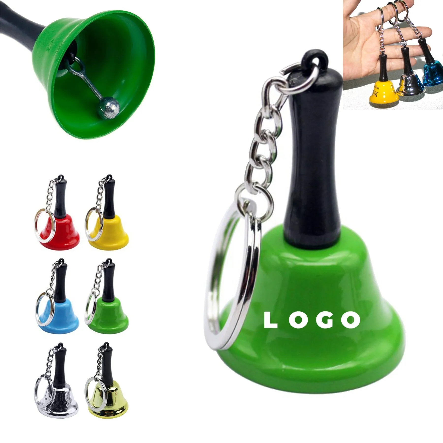Mini Hand Bell With Keychain 3