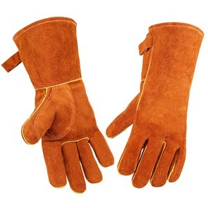 Leather BBQ Heat Resistant Gloves 8