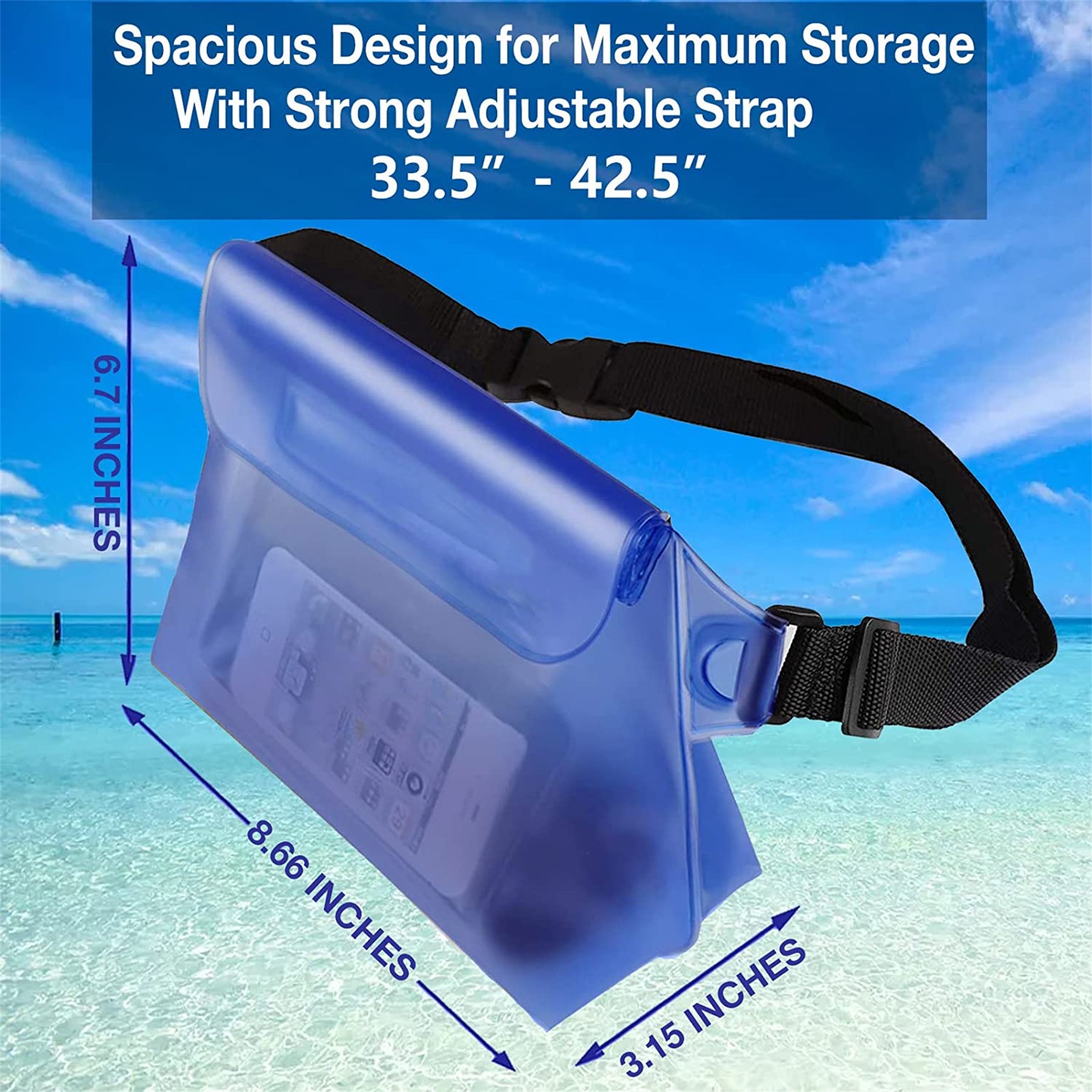 Waterproof Pouch With Waist Strap 5