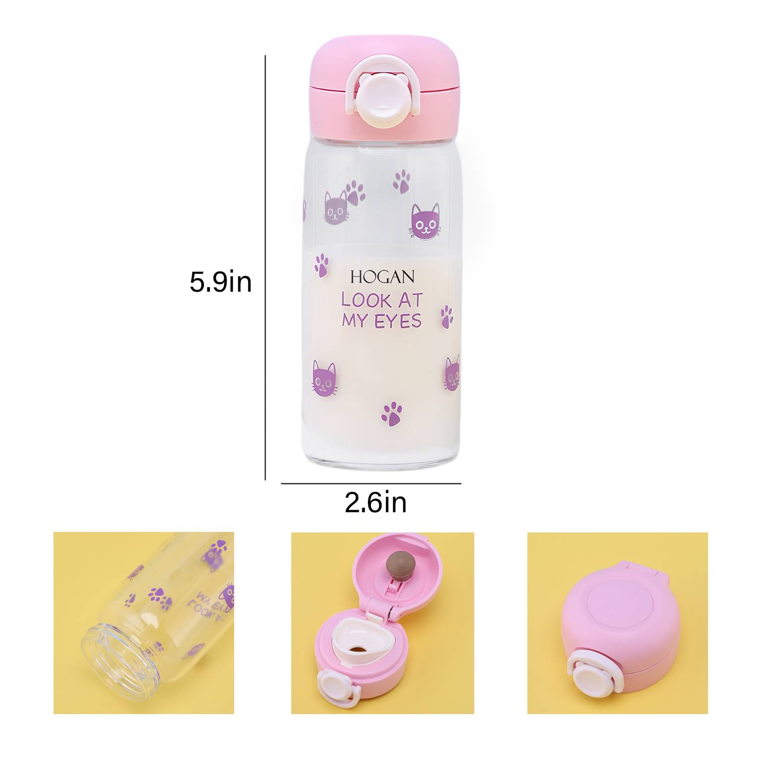 Single-layer Cute Glasses Cup 6