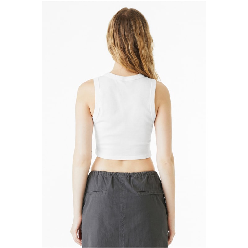 Bella + Canvas Ladies' Micro Rib Muscle Crop Tank 43