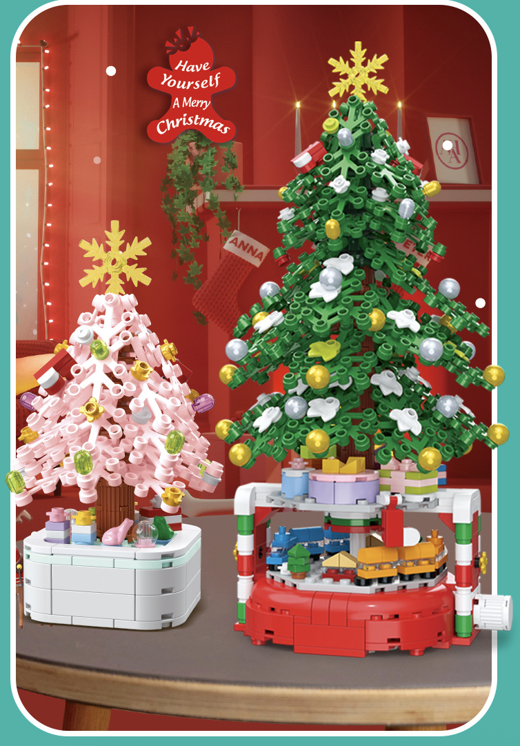 Mini Christmas Tree Decorations for Tabletop & Home - Gifts for Boys & Girls 7