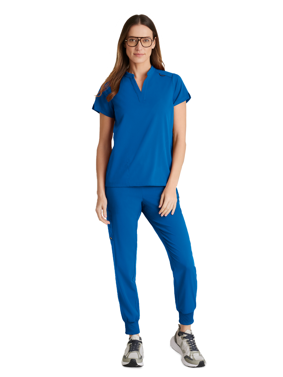 Grey's Anatomy Spandex Stretch - Women's Two-Pocket Avery Scrub Top 11