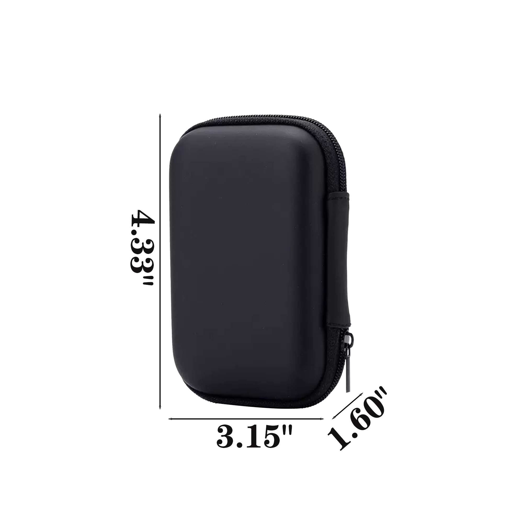 Mini Zipper Hard Headphone Holder Case 2