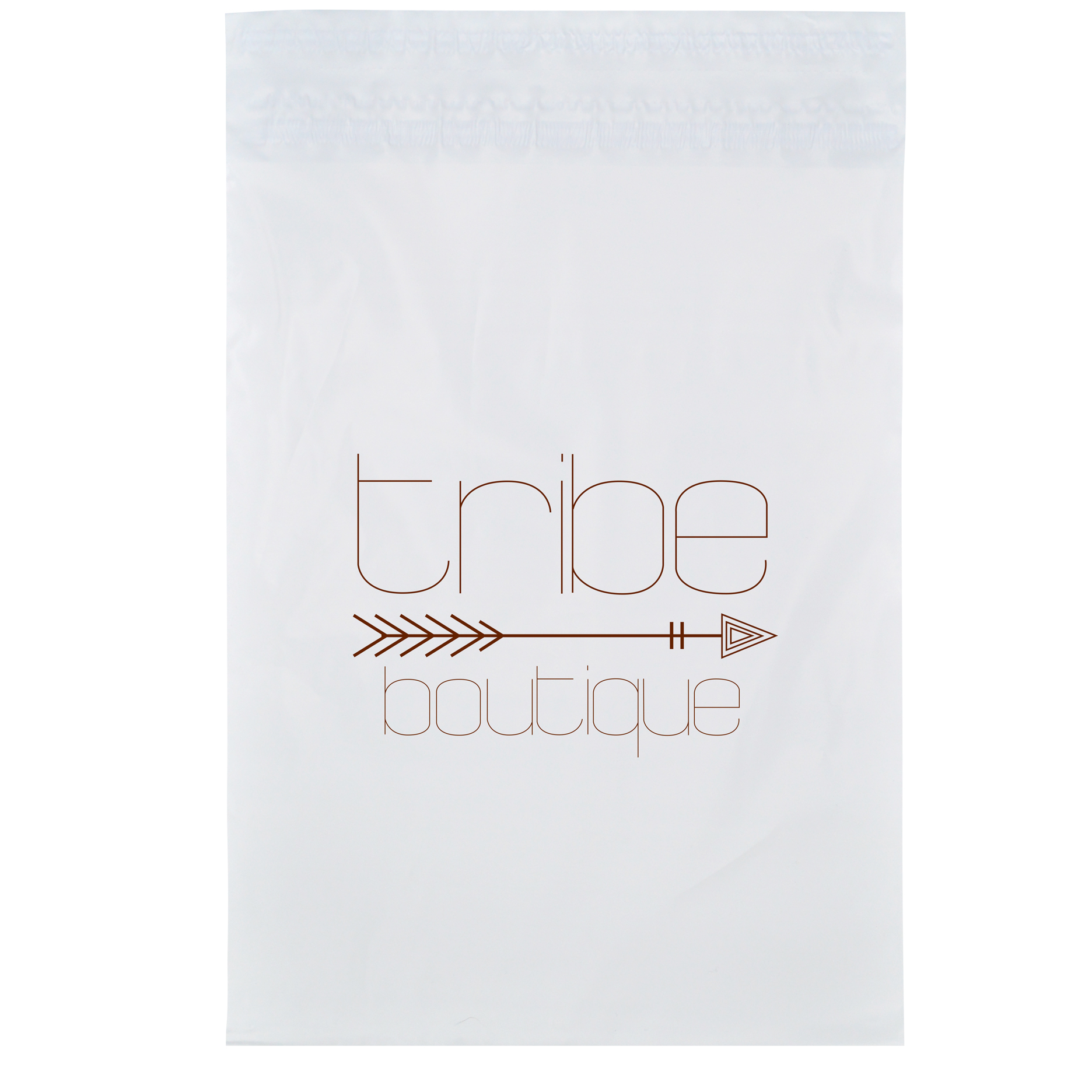 12" x 15.5" White Poly Mailer - 100% Recycled Content 3