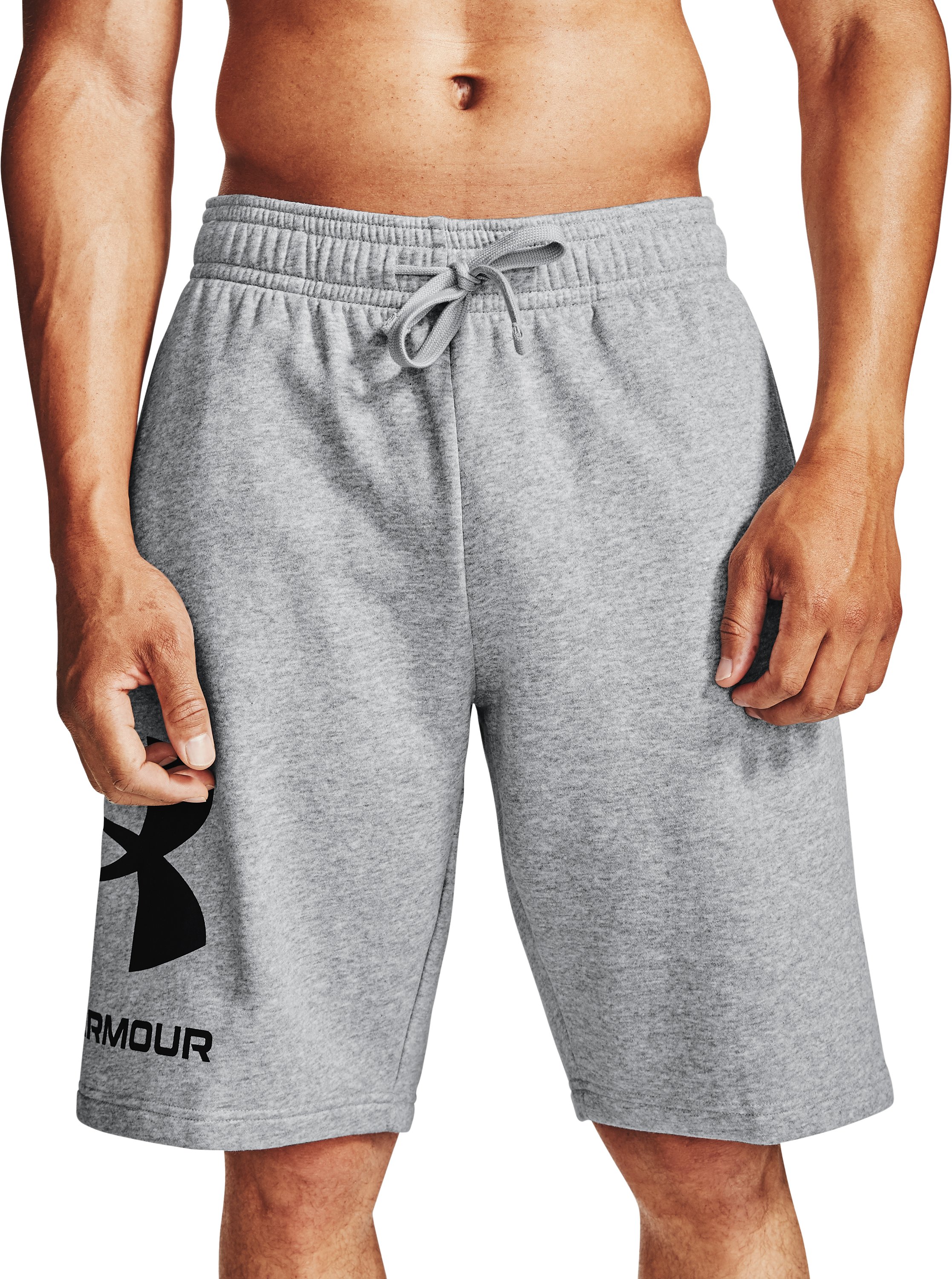 UA Rival Fleece Big Logo Men's Shorts 9
