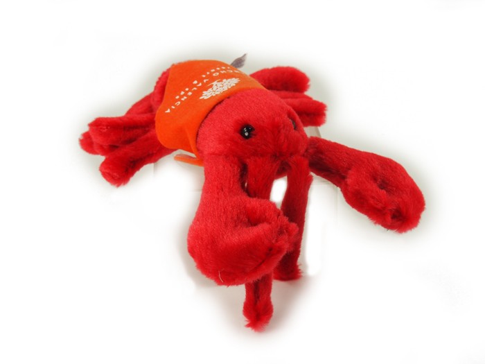 8" Lester Lobster with bandana and one color imprint 2