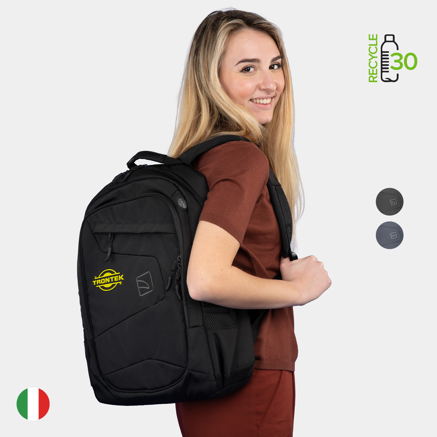 TUCANO® - Italy LATO Recycled Modern Executive Business Backpack 14