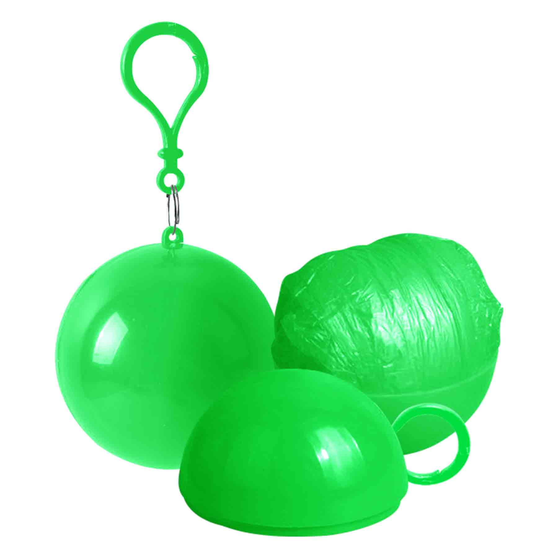 Disposable Raincoat Ponchos with Keychain Ball, custom jacket with logo imprint 12