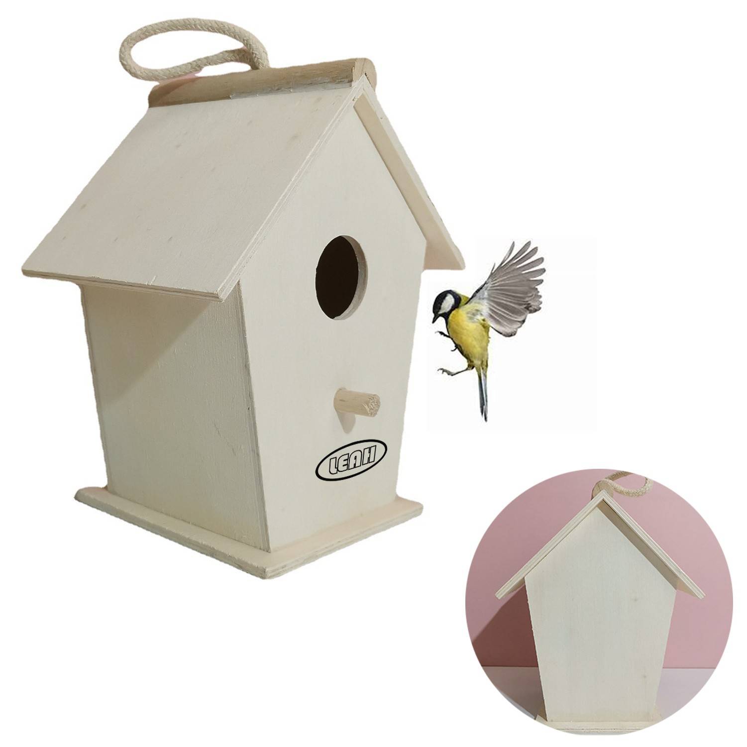 Outdoor Wood Birdhouse 2