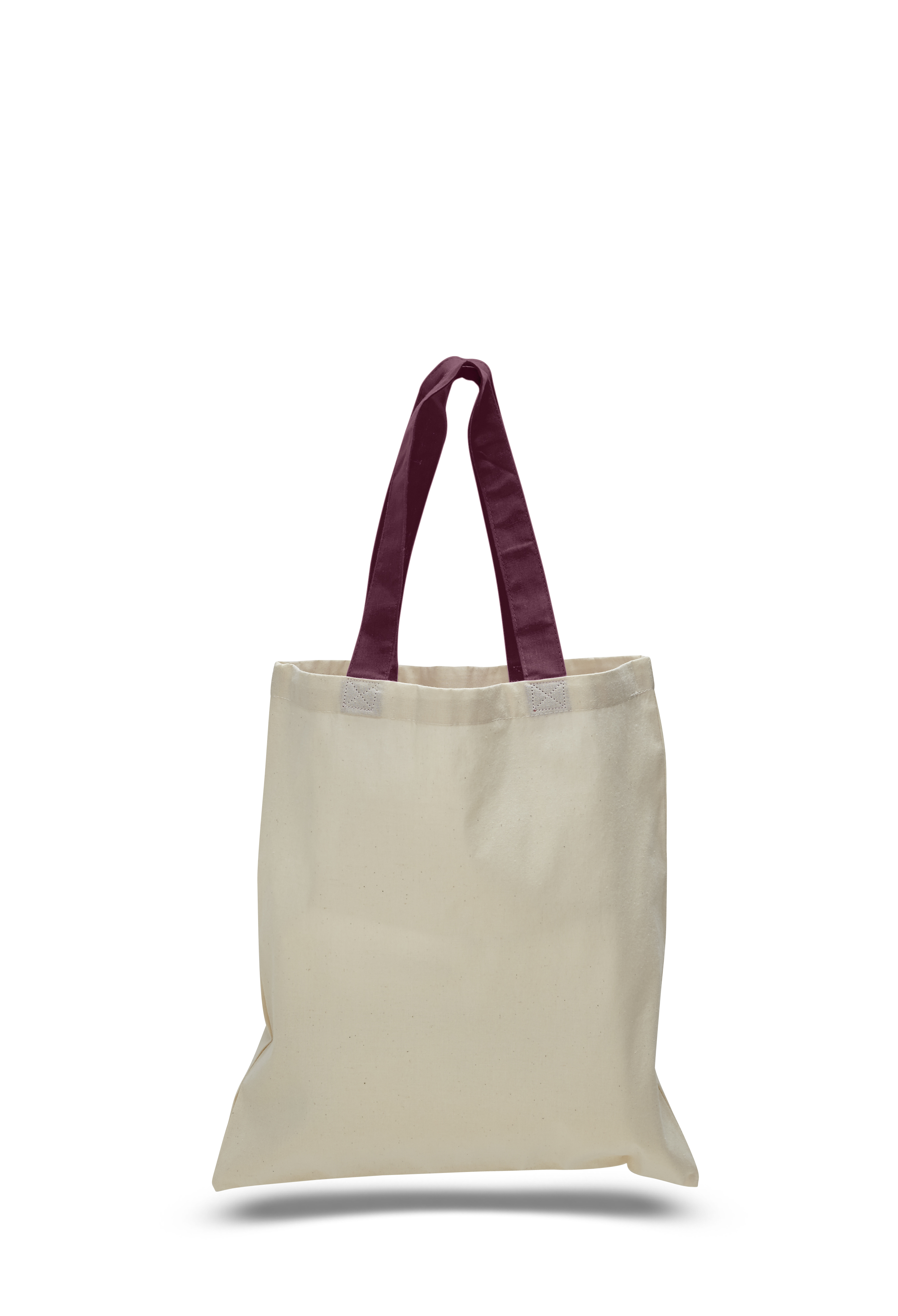 Economical Cotton Tote Bag with Colored Handles, custom tote bag with logo imprint 6