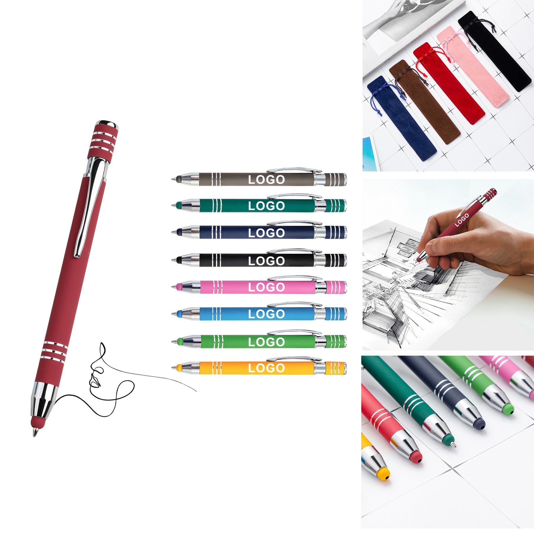 Capacitive Touch Ballpoint Pen