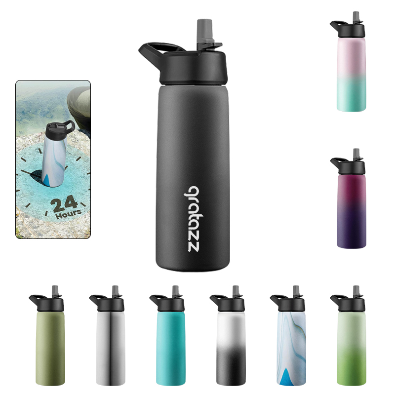 Water Bottles with Straw 2