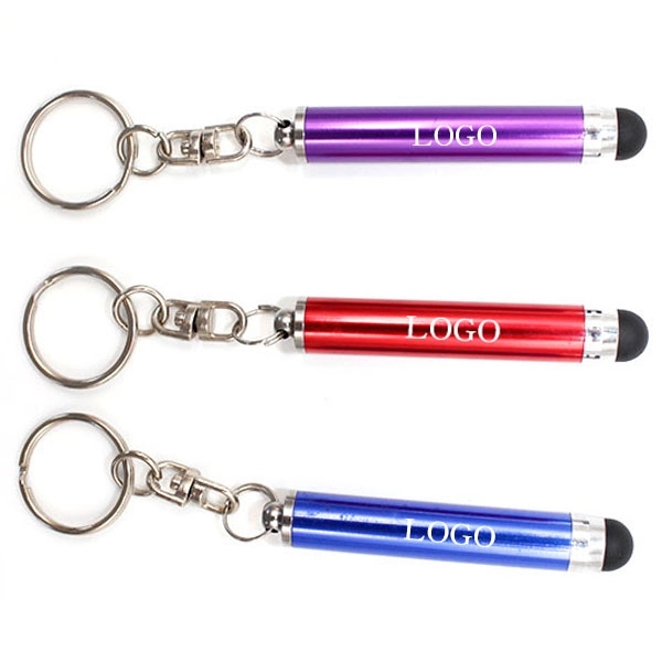 Mini Stylus Touch Pen With Keychain 2