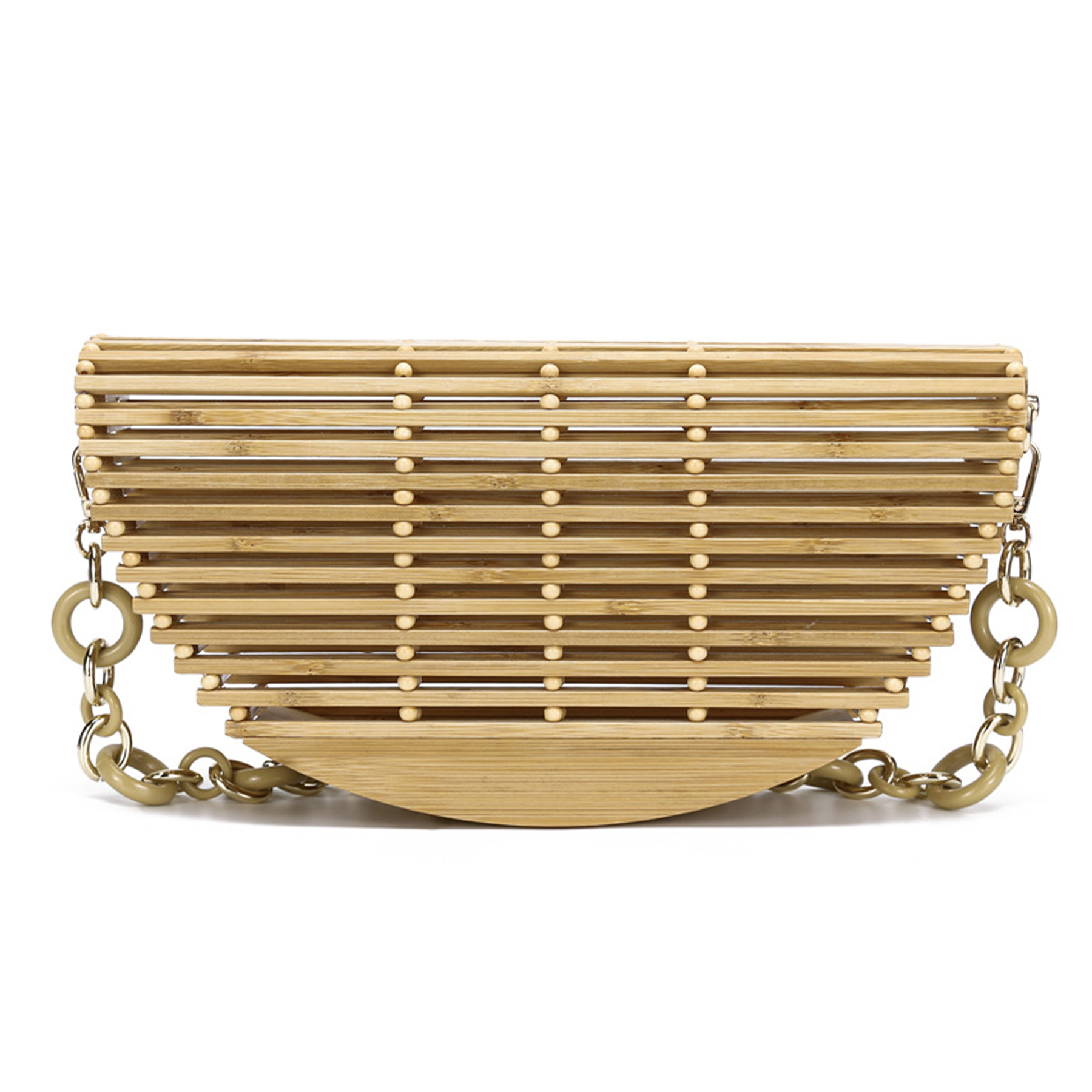 Wood Simple bamboo shoulder cross-body bag 4