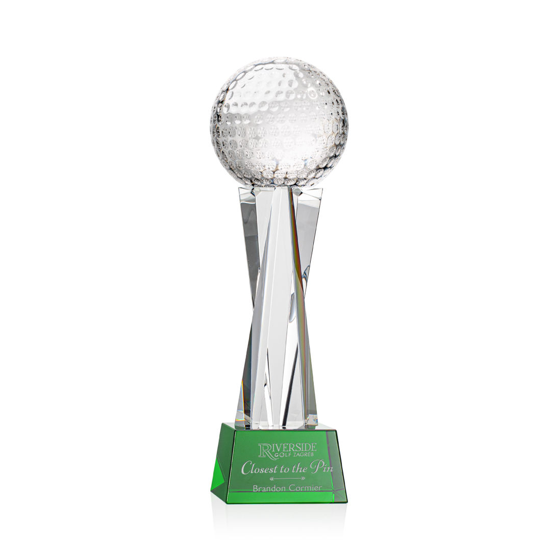 Golf Ball Award on Grafton Base - Green 5
