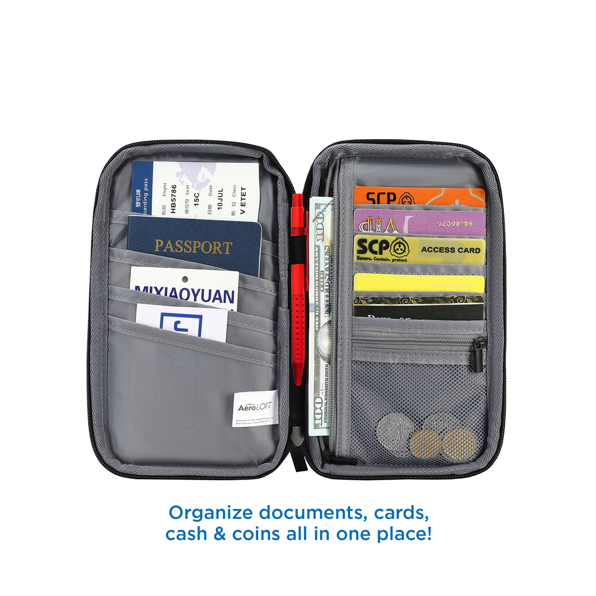 AeroLOFT® Travel Wallet Organizer 3