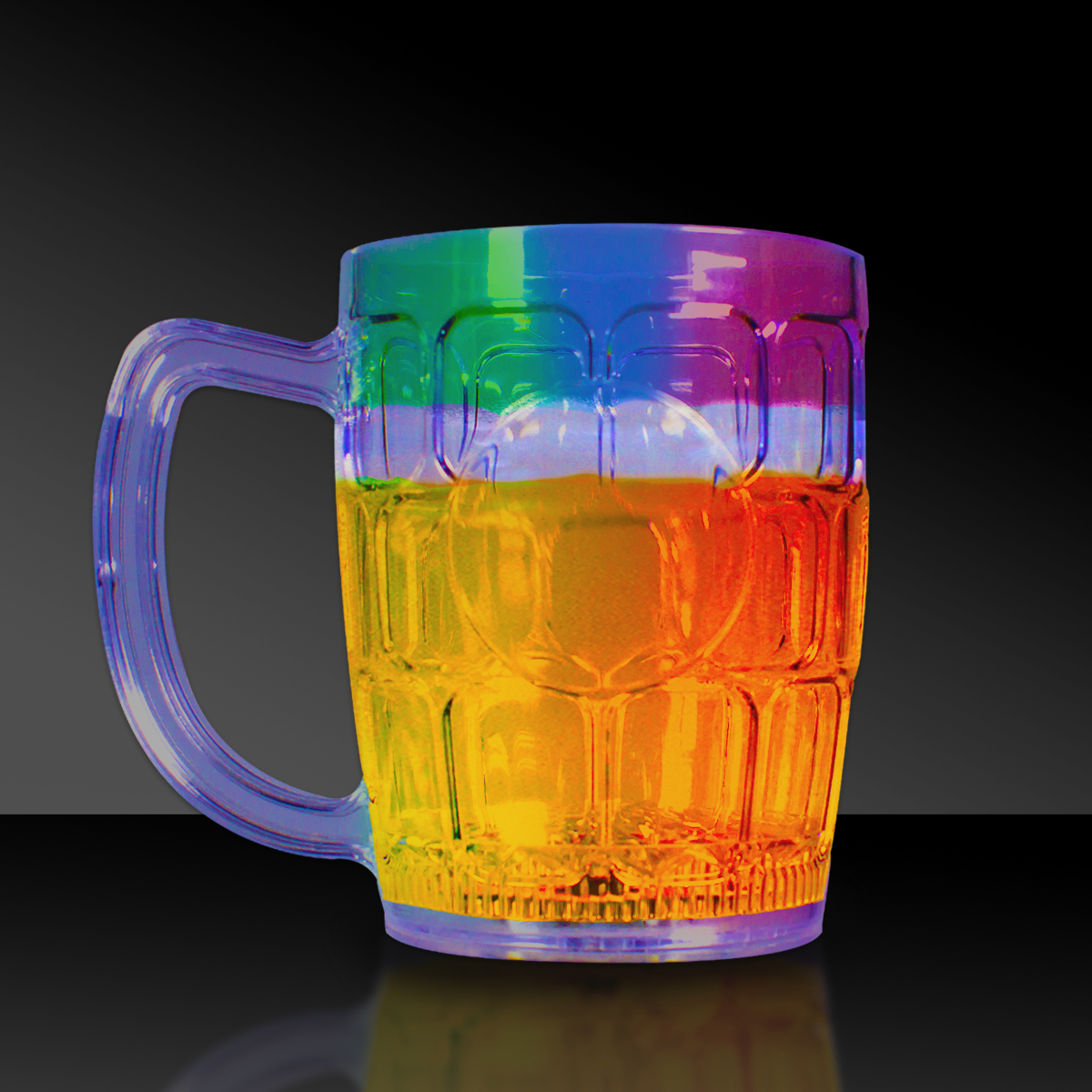 16 oz. MultiColor Flashing LED Glow Drinking Beer Stein 2