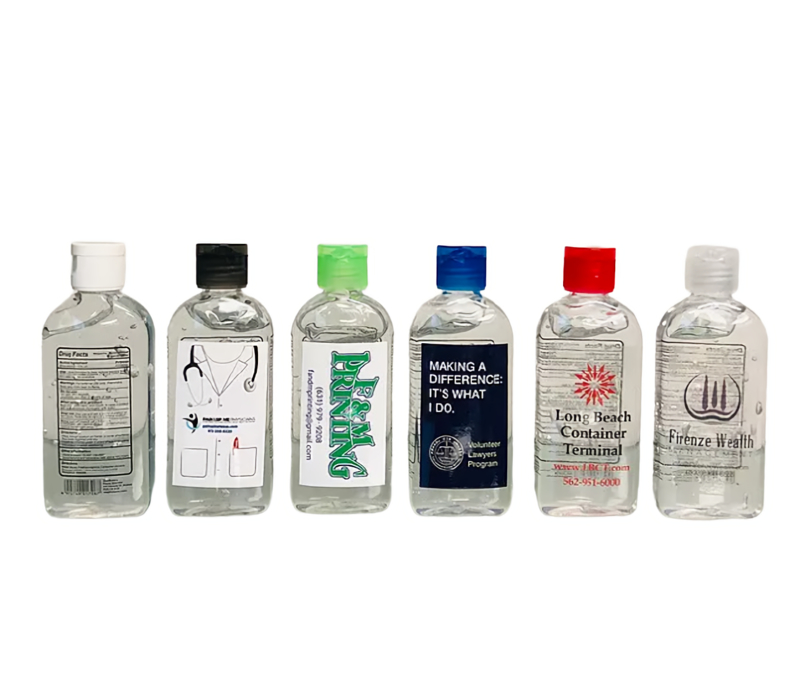 Hand Sanitizer Gel, 3.4 oz. - Printed 1