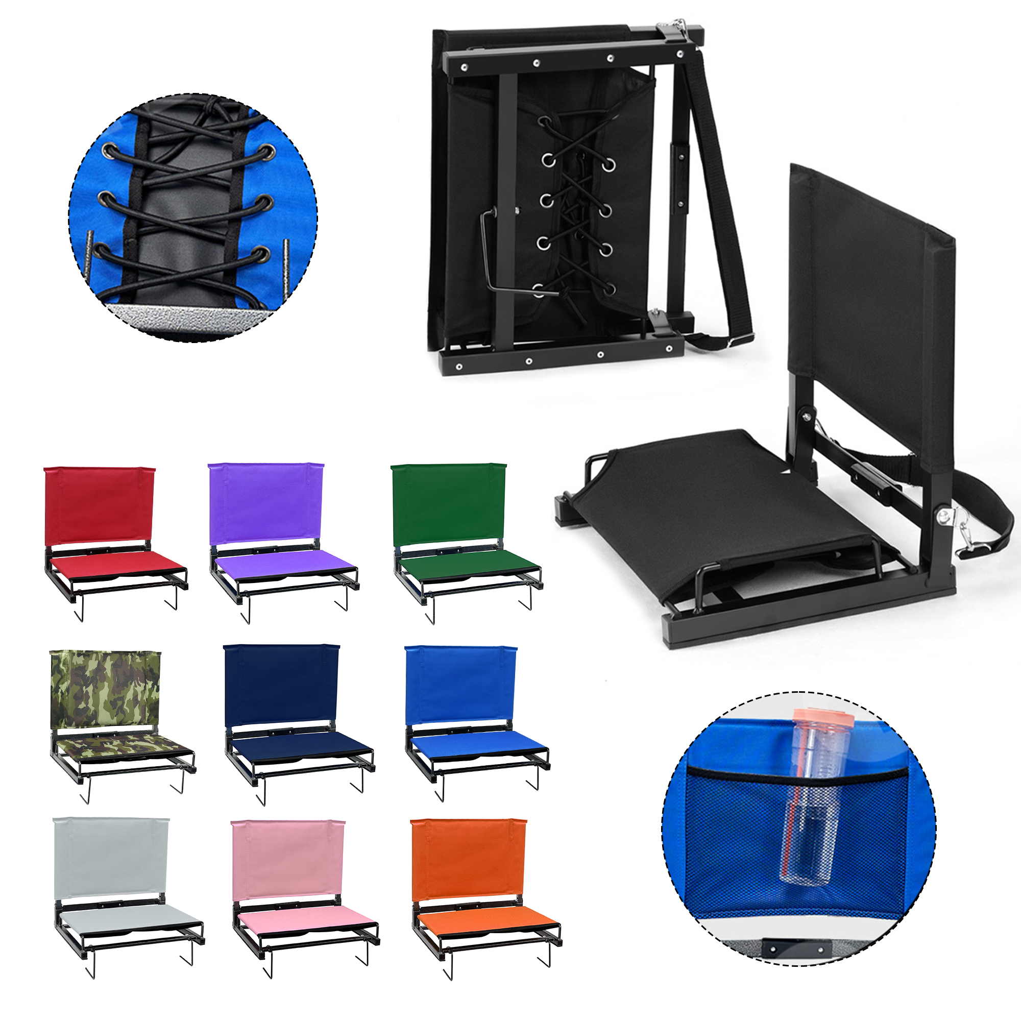 Portable Foldable Stadium Seat Cushion 1
