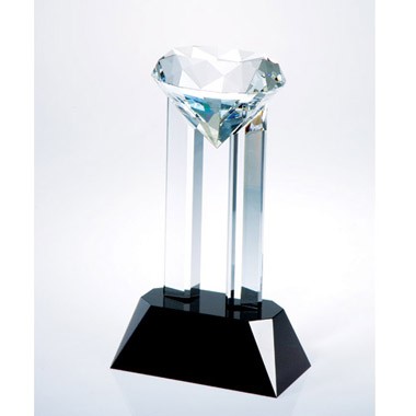 Venus Crystal Diamond Award with Black Crystal Base 1