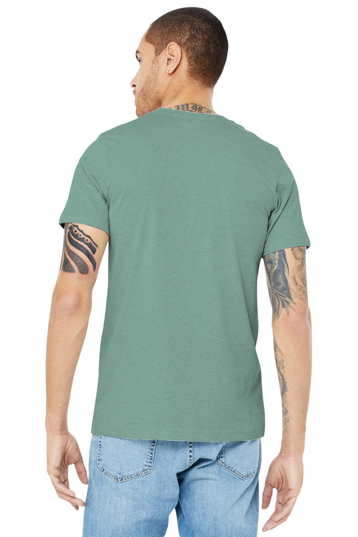 BELLA+CANVAS Unisex Heather CVC Short Sleeve Tee. BC3001CVC 239