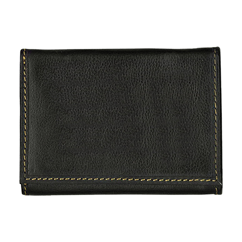 Andrew Philips® Leather Contrast Stitch Tri-Fold Wallet 3