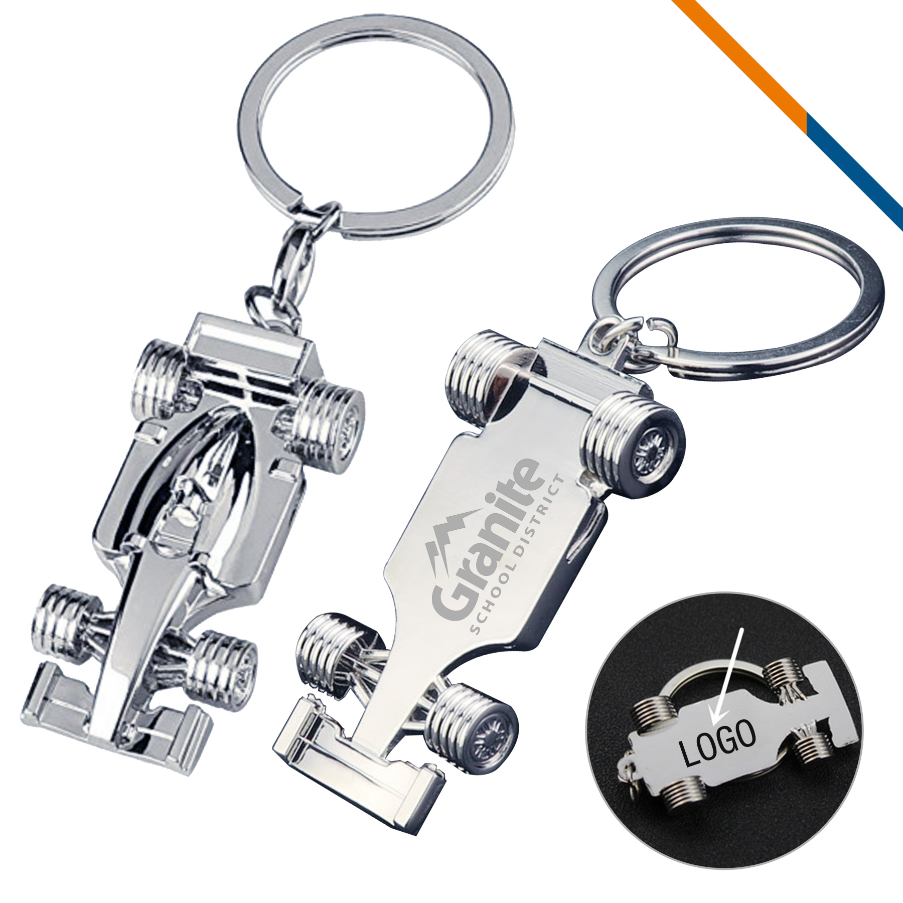 Mini Race Car Keyring 5