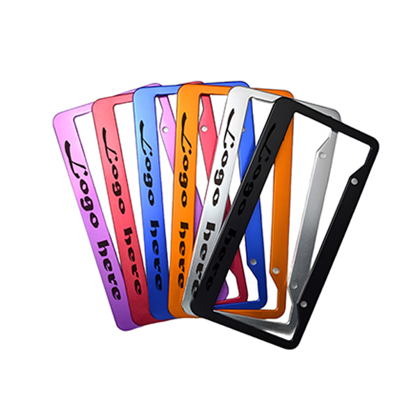 MOQ20 Personalized Metal License Plate Frame For Vehicles 2
