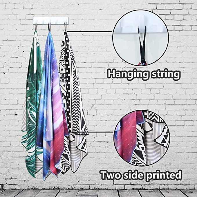 Quick Dry Soft Lightweight Towel--Include One Beach Towels and Small towels 4