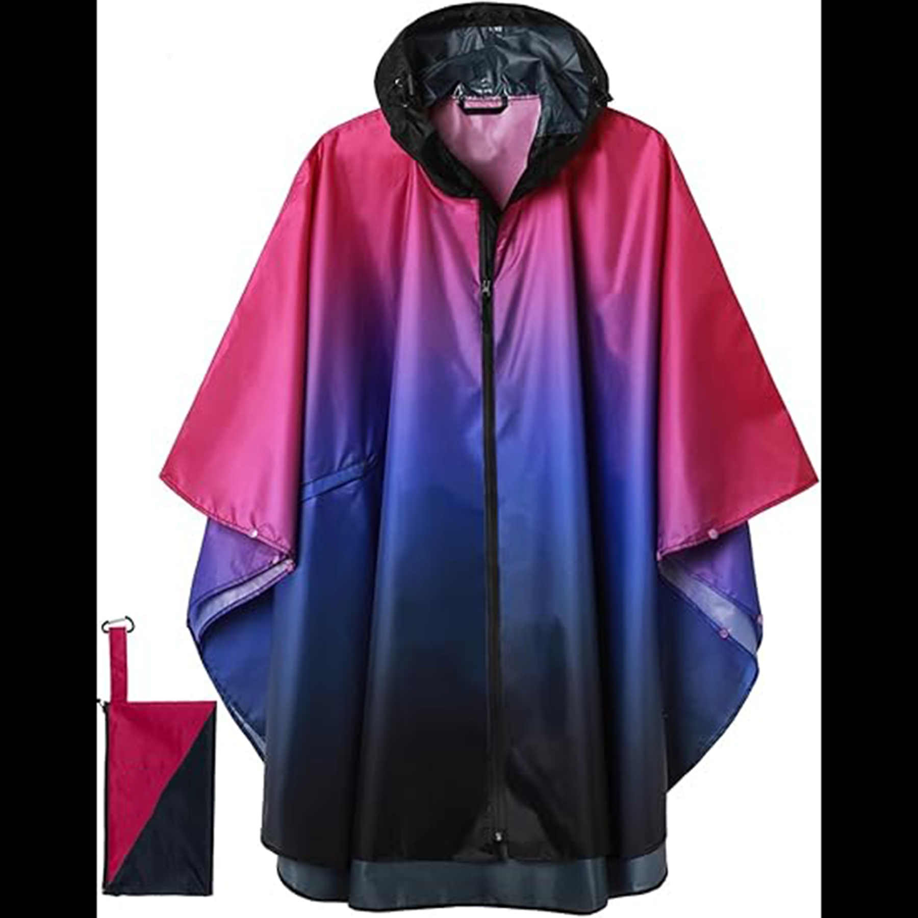 Unisex Hooded Poncho 28