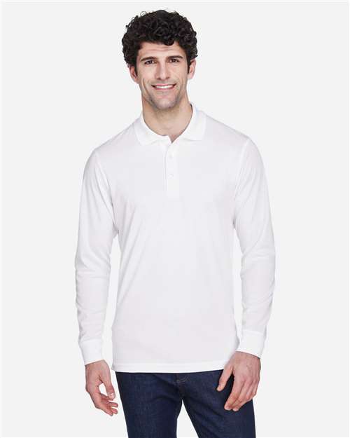Men's Pinnacle Performance Long Sleeve Piqué Polo - 88192 5