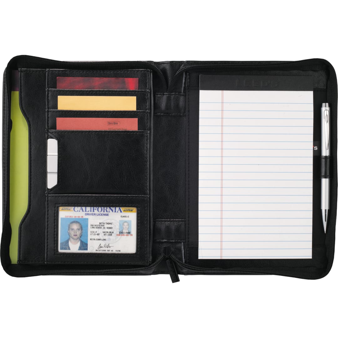 FSC® Mix Renaissance Jr. Zippered Padfolio 2