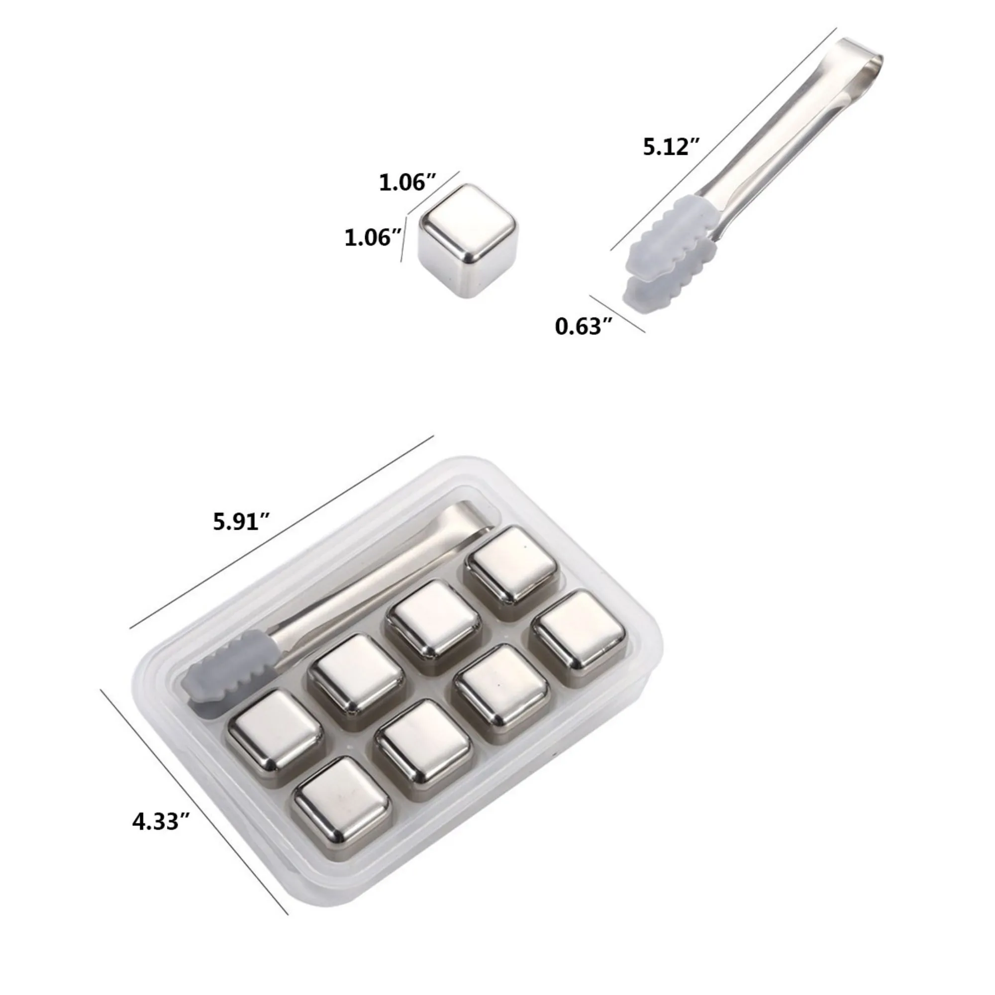 Reusable Metal Ice Cubes 2