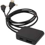5-IN-1 Charging Cable with USB-A/C Hub 46