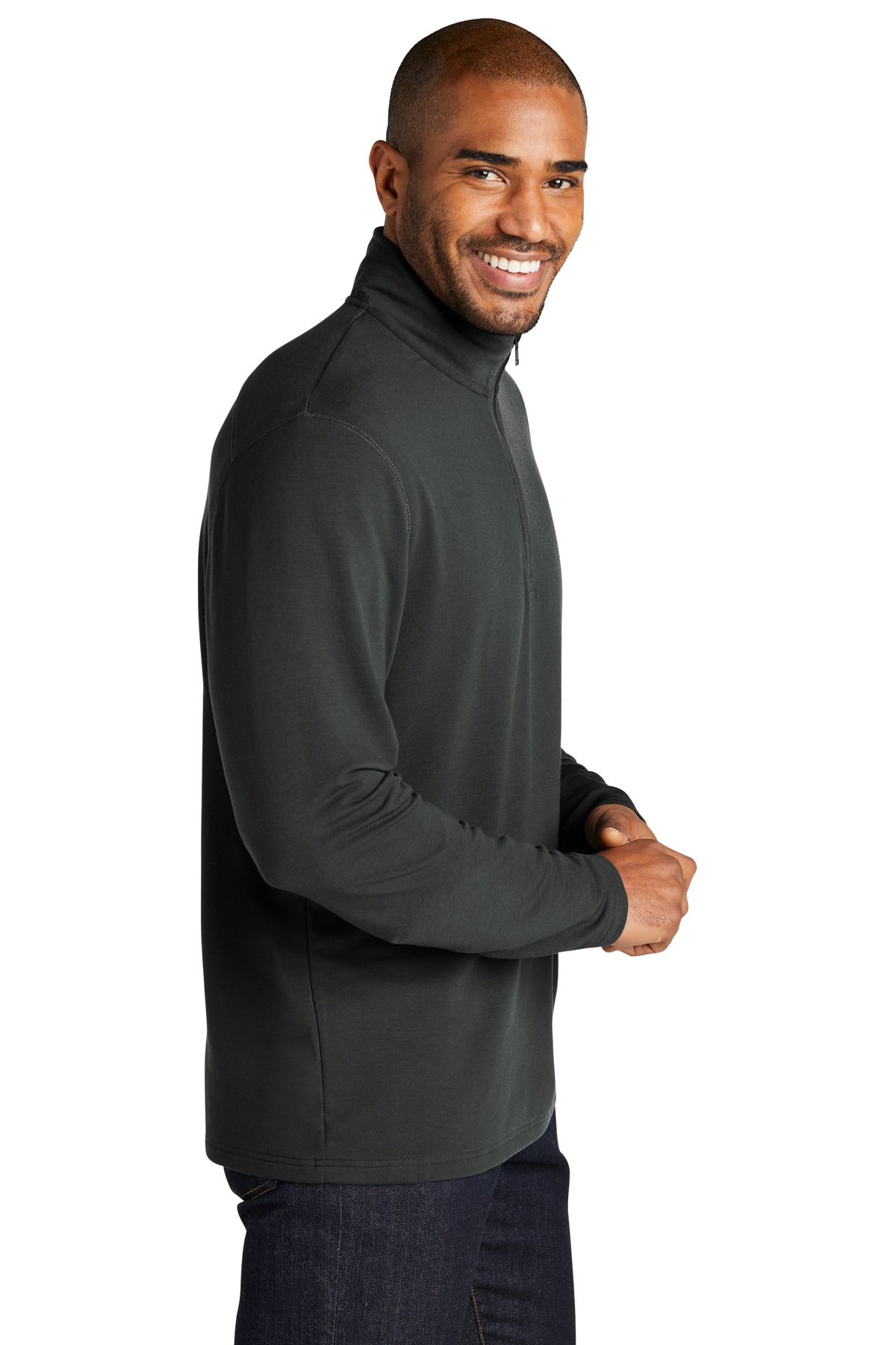 Port Authority Microterry 1/4-Zip Pullover K825, custom hoodie or sweatshirt with logo imprint 40