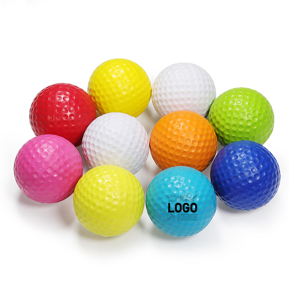 Colorful Golf Shaped Stress Relief Ball