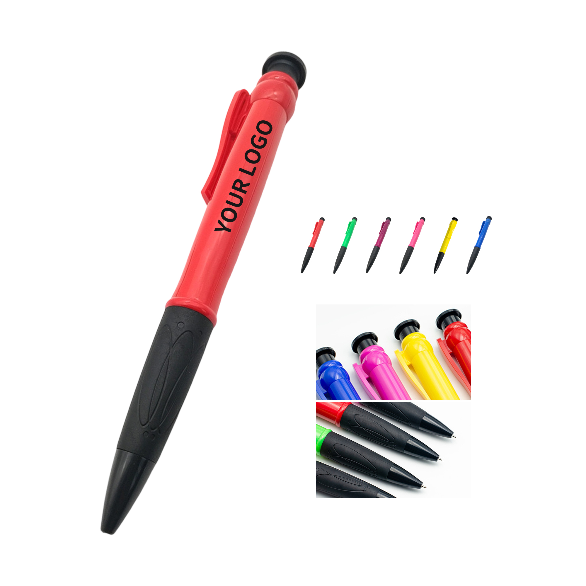 Plastic Jumbo Ballpoint Pen With Easy Grip Oversized Design 1