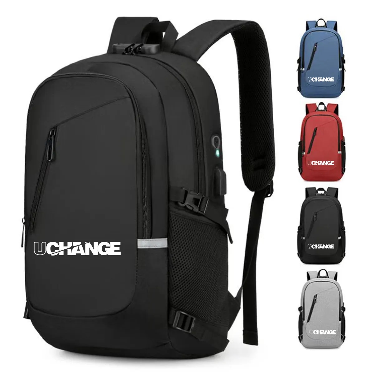 Laptop Backpack,Business Travel Anti Theft Slim Durable Laptops Backpack with USB Charging Port 7