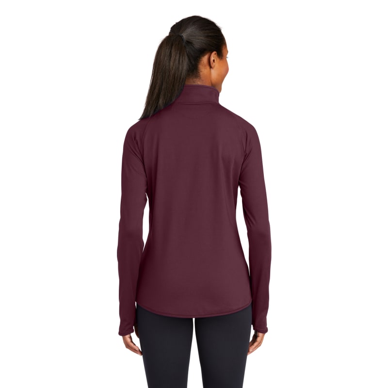 Sport-Tek Women's Sport-Wick Stretch 1/4-Zip Pullover. 100
