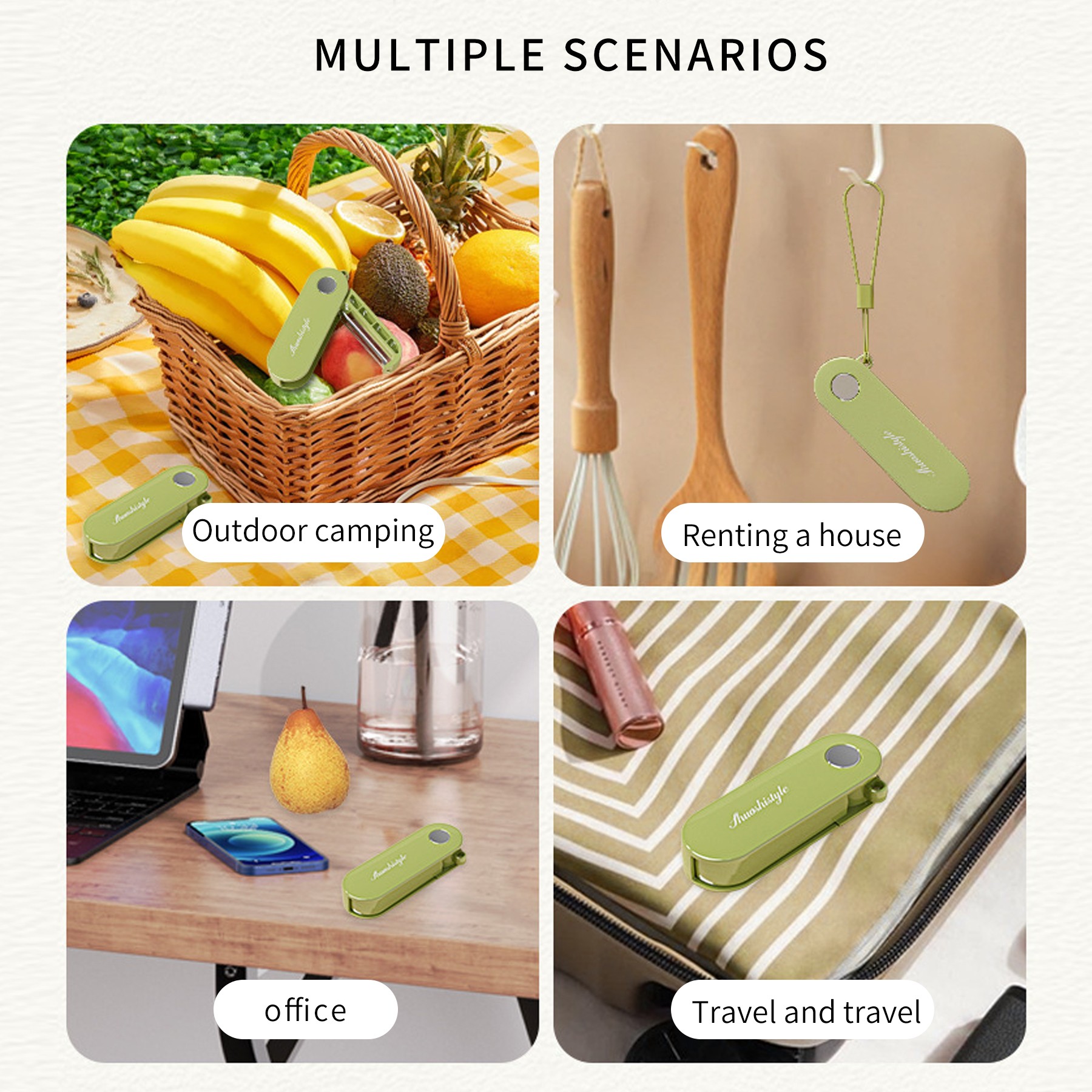 Portable Folding Storage Stainless Steel Fruit Paring Knife 7