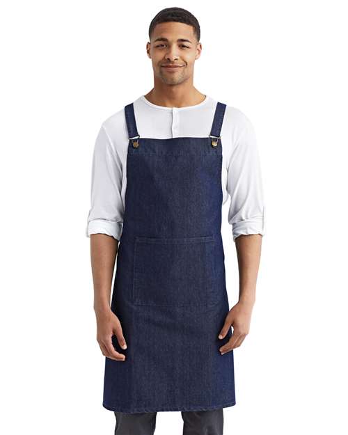 Cross Back Barista Bib Apron - RP129 18