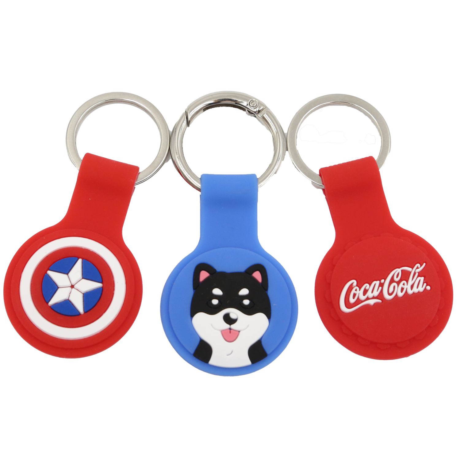 Silicone AirTag Holder w/ Keyring Custom Airtag Keeper 4