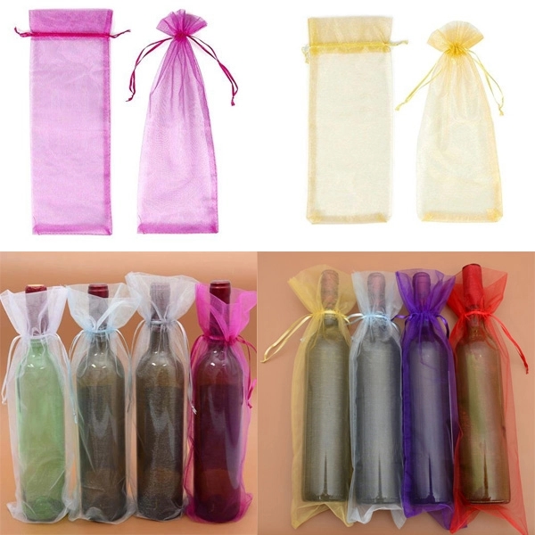 Organza Wine Bottle Bag 2