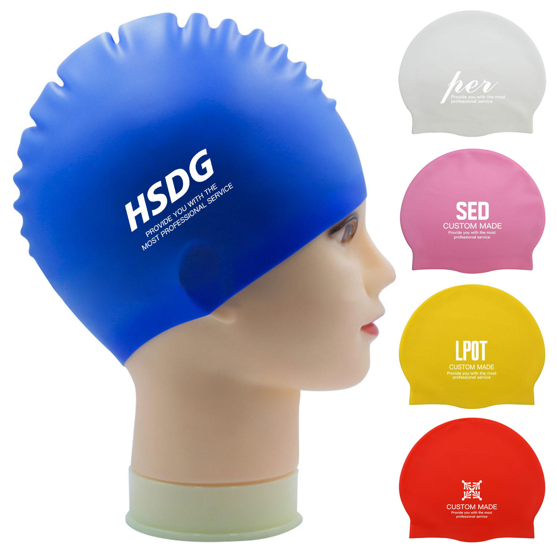 Silicone Swimming Cap 1
