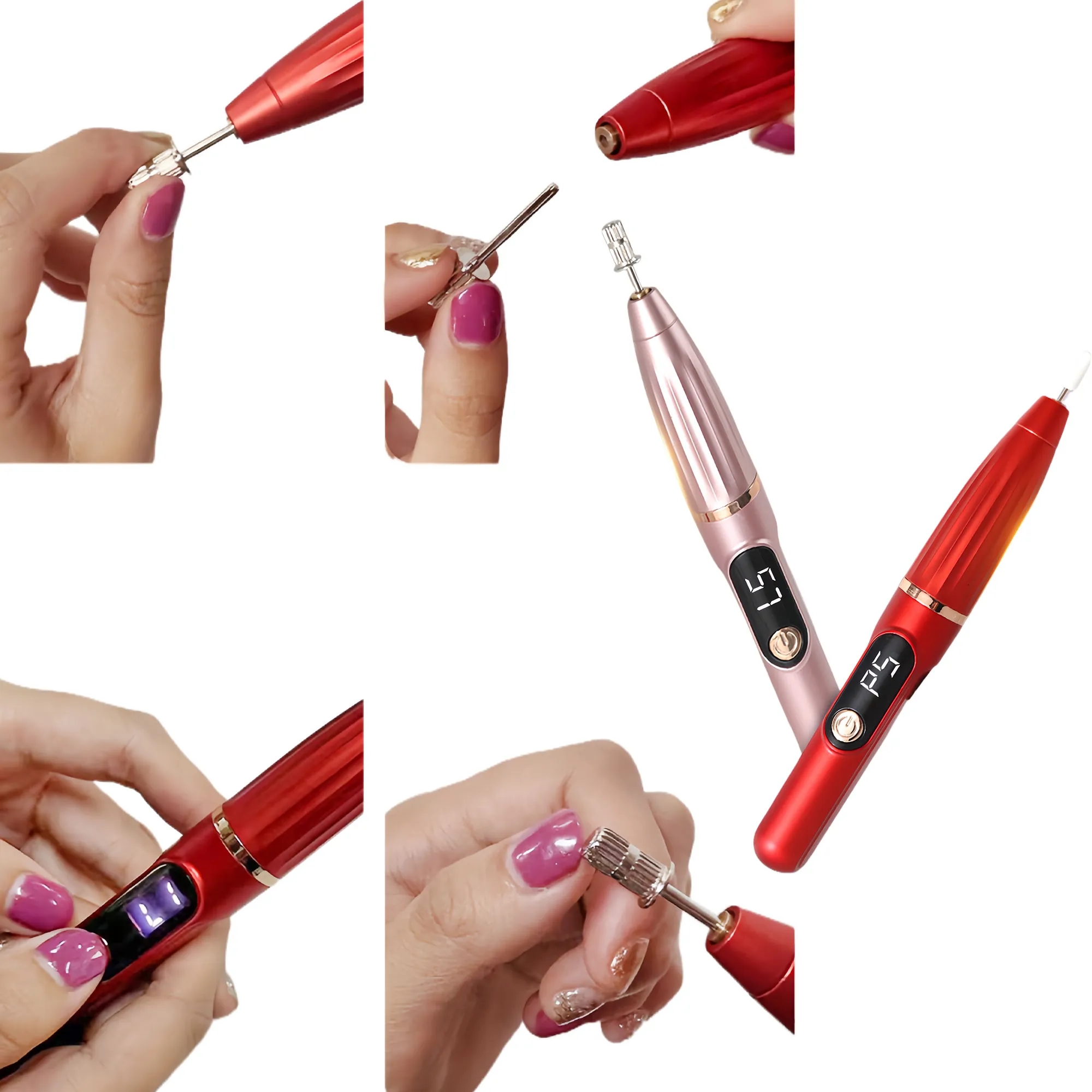 Premium Fast Speed Electric Nail File And Polish Tool 4