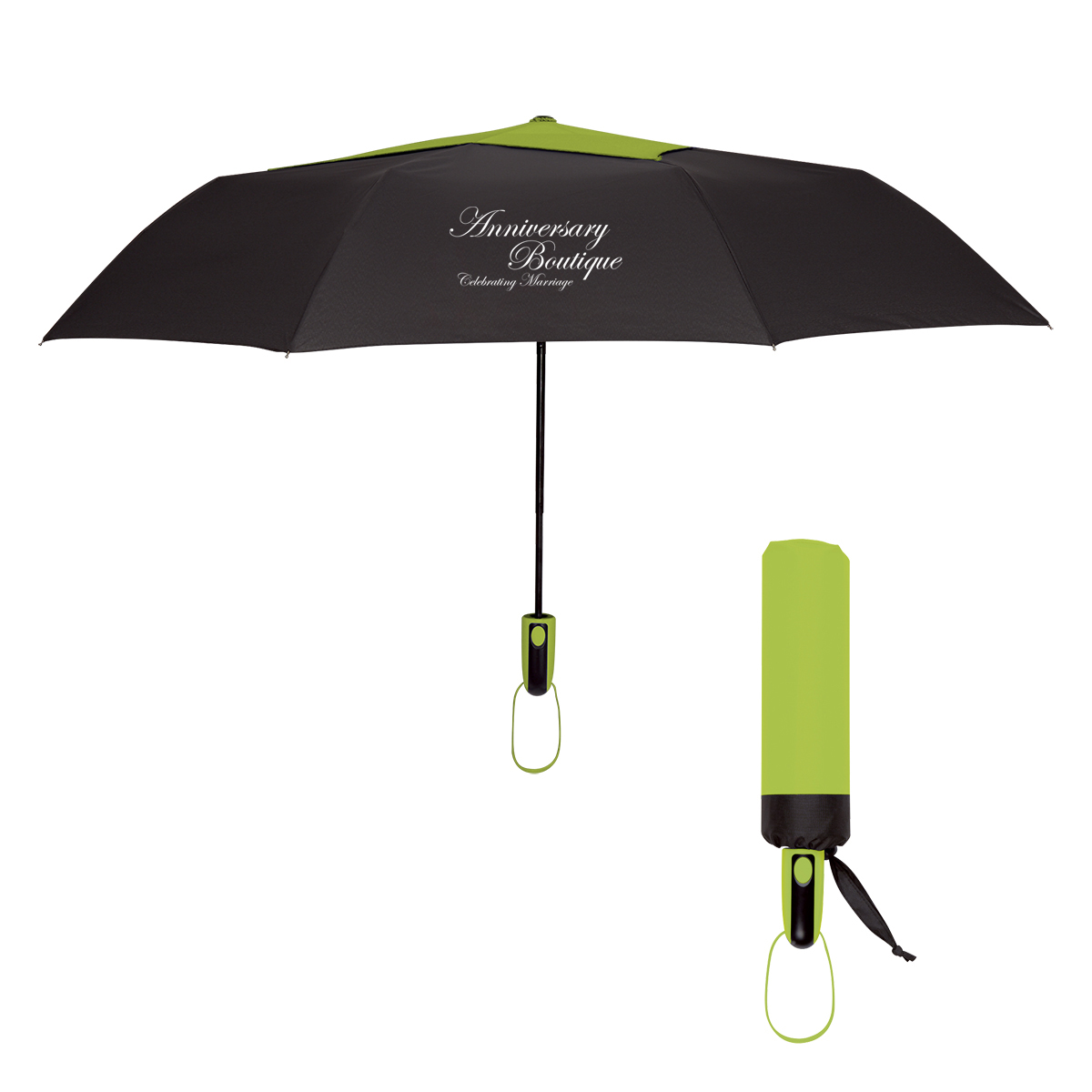 44" Arc Telescopic Diamond Top Vented Umbrella 4