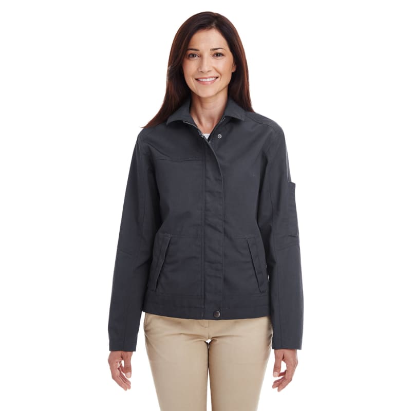 Harriton Ladies' Auxiliary Canvas Work Jacket 8