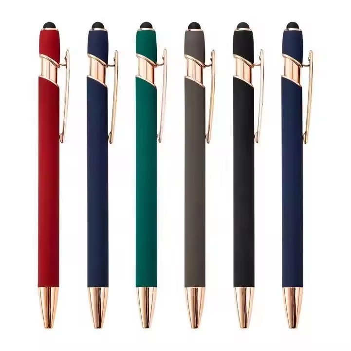 Pen With Soft Rubberized Grip 6